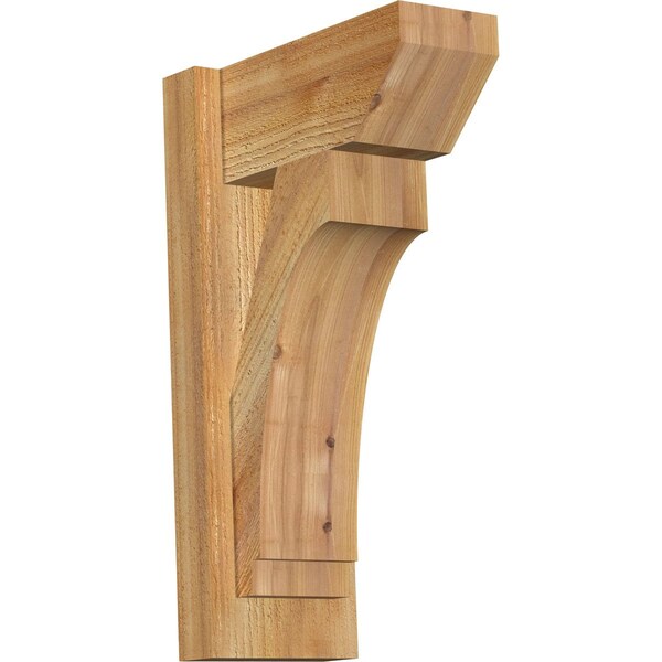 Ekena Millwork Imperial Slat Rough Sawn Outlooker, Western Red Cedar, 6"W x 12"D x 20"H OUT06X12X20IMP06RWR - main